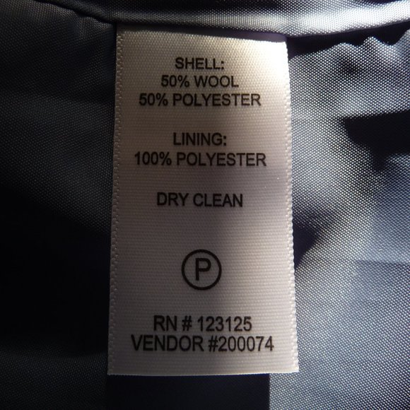 CHADWICKS OF BOSTON wool light purple midi length coat size 12 tall NEW - Picture 4 of 6